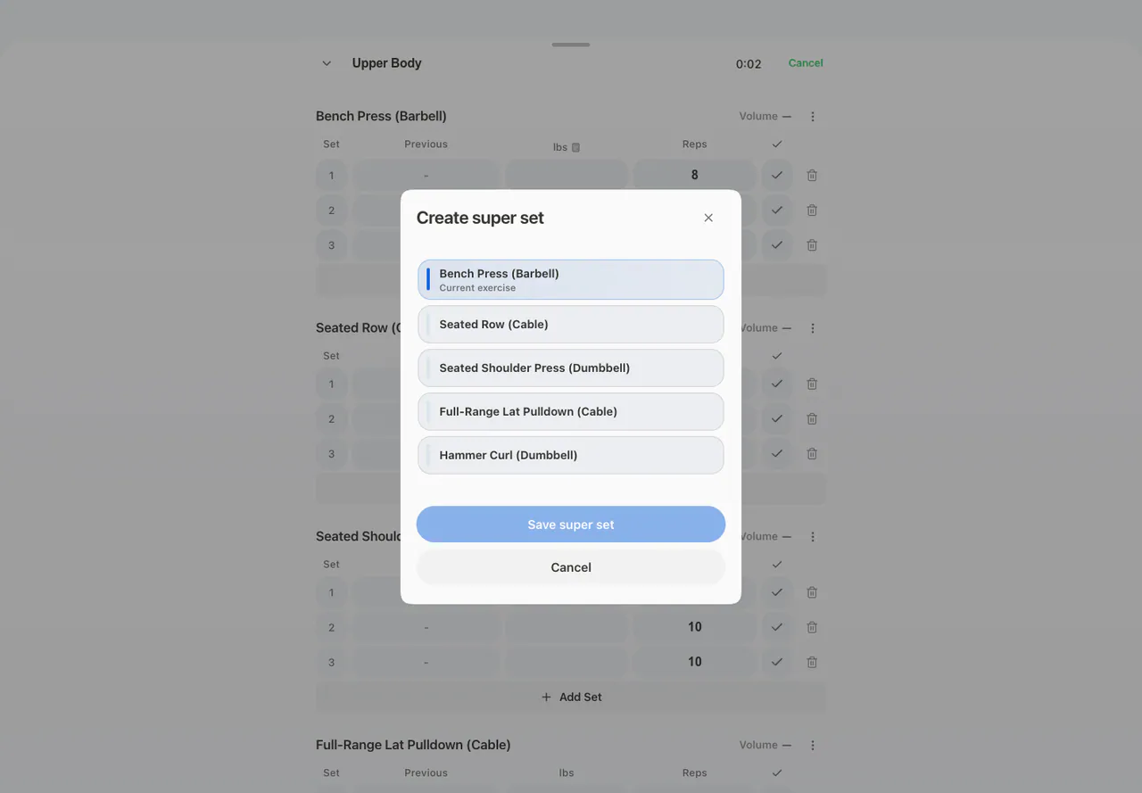 Superset Editor in the Web app, light appearance